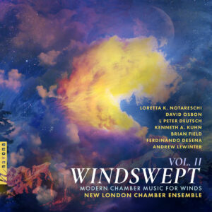 Cover image of Windswept Vol. II, showing a night sky with clouds