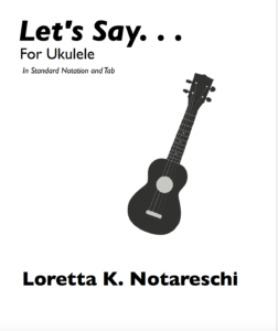 The cover of Let's Say...for ukulele