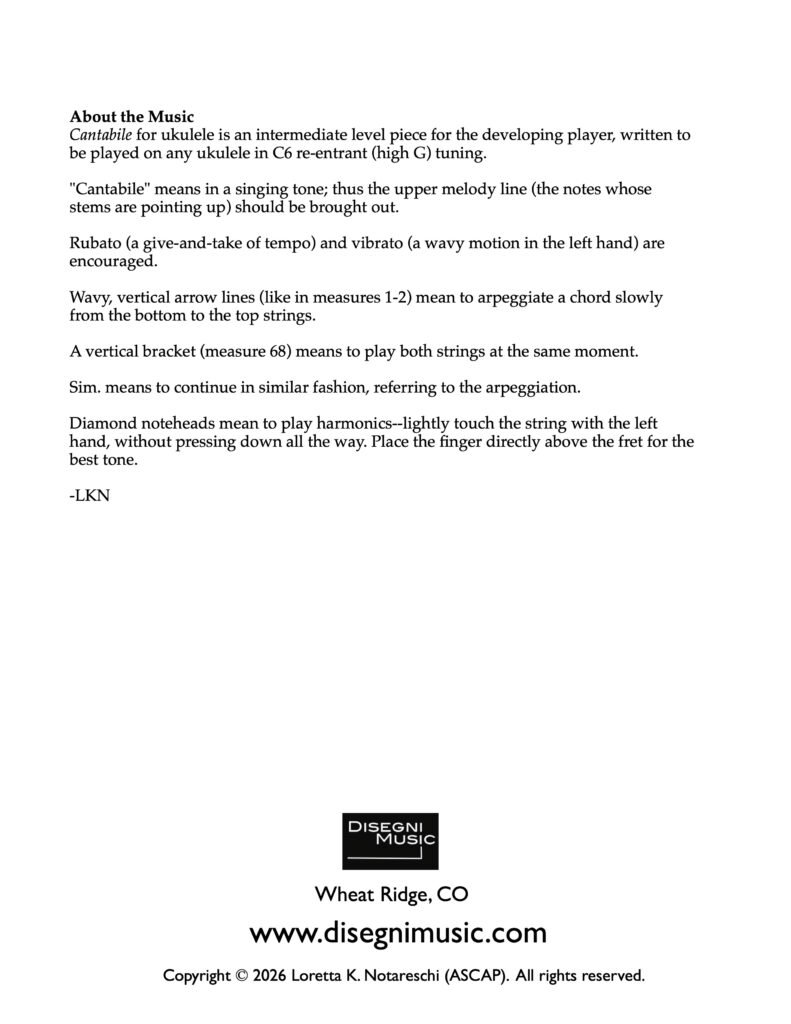 Cantabile PDF