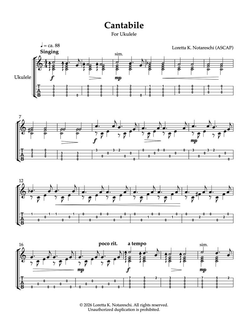 Cantabile PDF