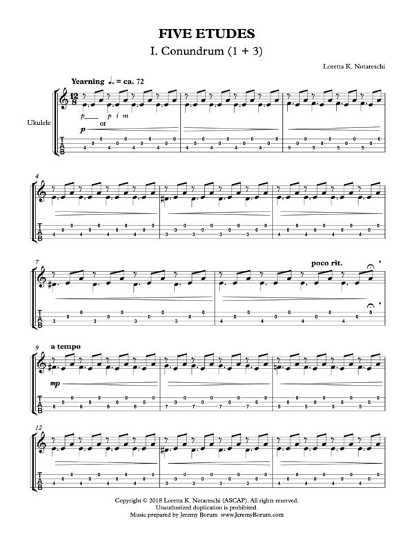 Five Etudes PDF