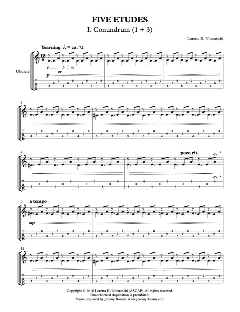 Five Etudes PDF