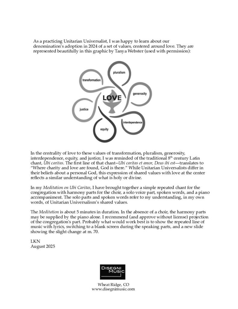 Meditation on Ubi Caritas PDF