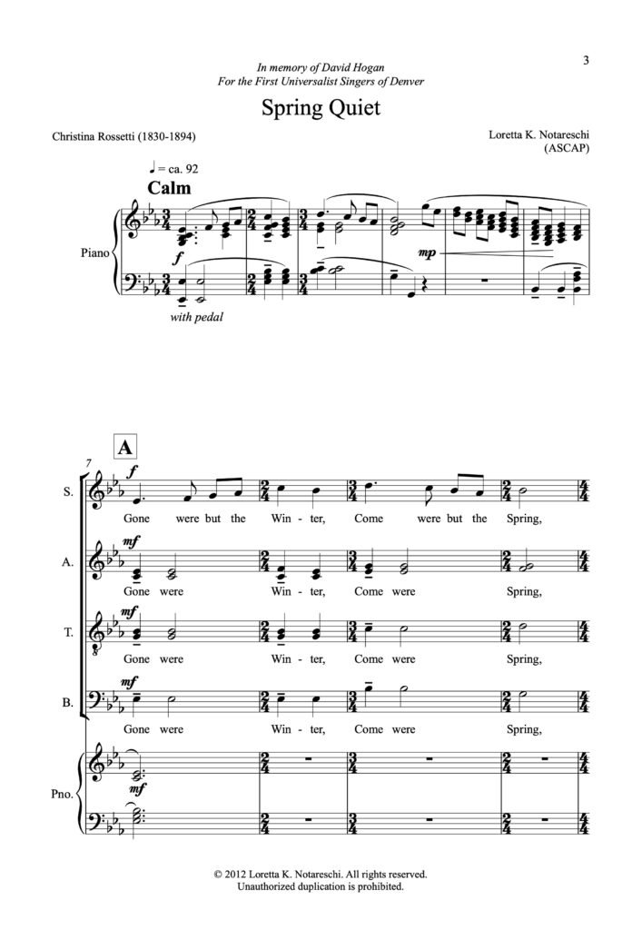 Spring Quiet PDF