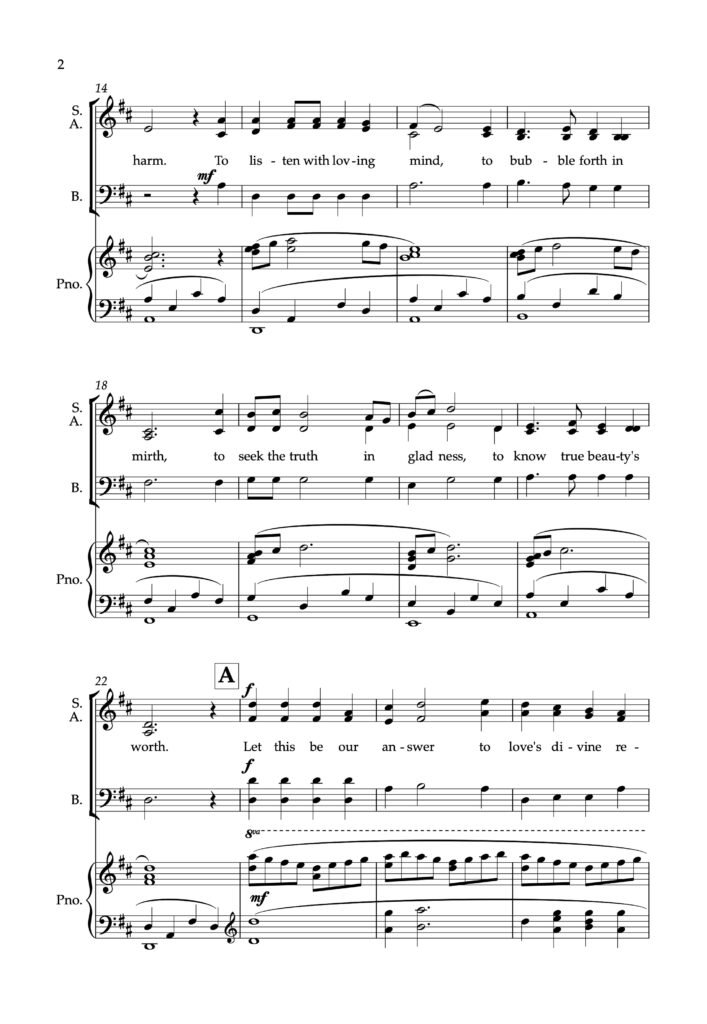 Love's Divine Refrain PDF