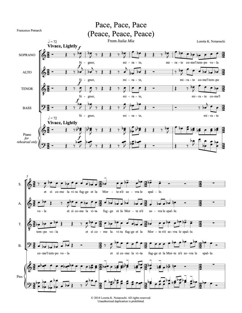 Pace, Pace, Pace PDF